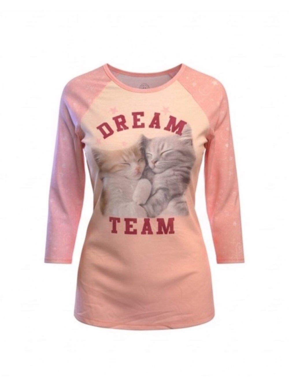 Wonder Nation Pink & Cream 'Dream Team' Kitty Sleep Shirt